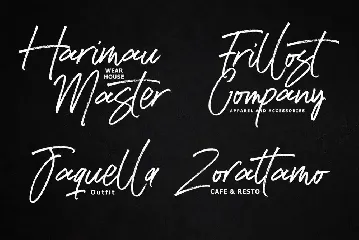 Rasthmon - Brush Font