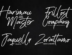 Rasthmon - Brush Font