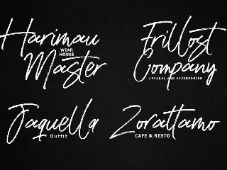 Rasthmon - Brush Font