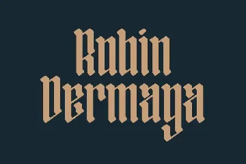 Salamon Kane Blackletter Display Font