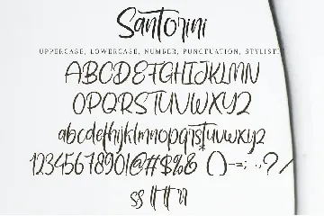 Santorini font