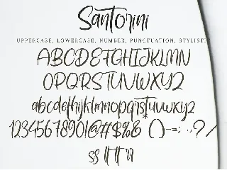 Santorini font