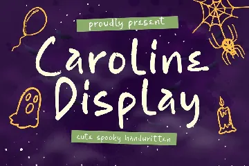 Caroline Display Handwritten Font