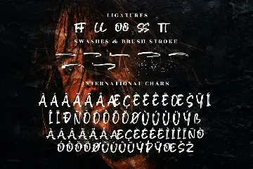 Dark Throne Extreme Handbrush Font