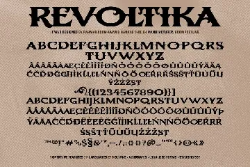 Revoltika Vintage Font