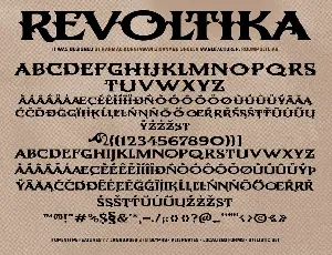 Revoltika Vintage Font