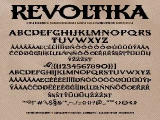 Revoltika Vintage Font