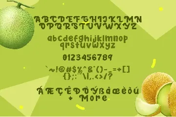 Fresh Melon font