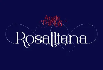 Angle Things font