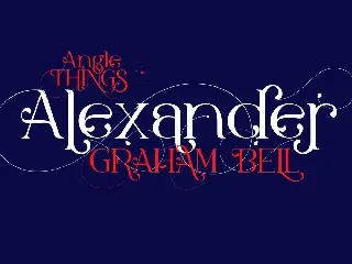 Angle Things font