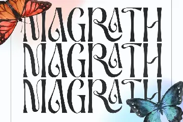 Tupac Magrath Serif Typeface Font