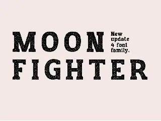 MOON FIGHTER font