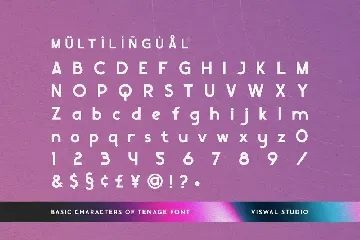 Tenage - Modern Font