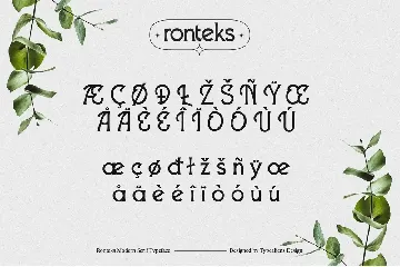 Ronteks font