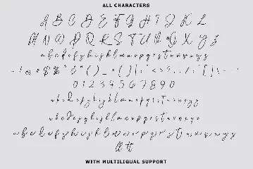 Modwilles - Handwritten Signature font