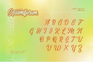 Squamiferum font