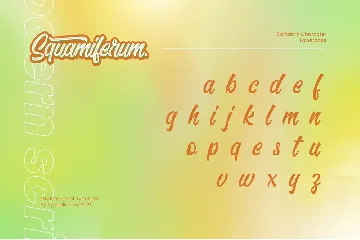 Squamiferum font