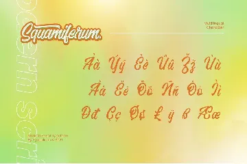 Squamiferum font