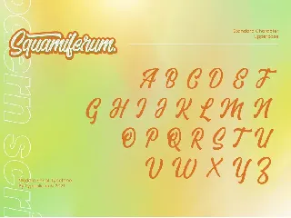 Squamiferum font