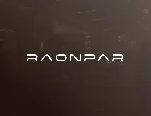 Pondar - Futuristic Font