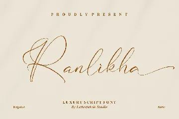 Ranlikha Luxury Script Font