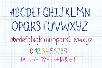 Sketchy Pencil Font