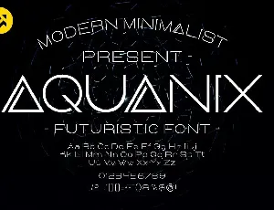 AQUANIX Font