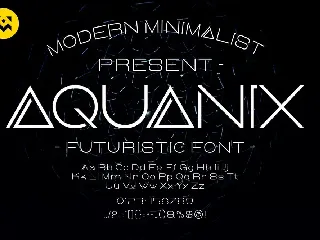 AQUANIX Font