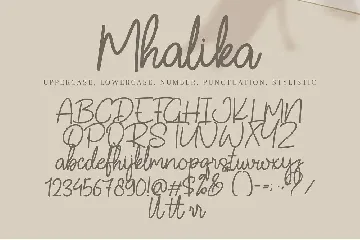 Mhalika font