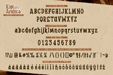 Kopi Arabica - Unique Playful Display Font