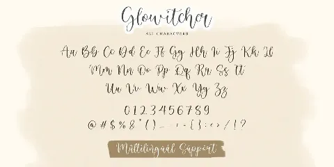 glowitcher - Handwritten Font TT