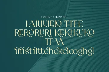 Restaglick - Elegant Ligatures Serif font