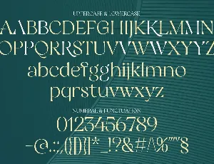 Restaglick - Elegant Ligatures Serif font