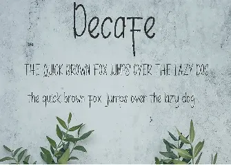 Decafe Font