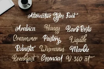 Roasttery - Handwritten Font