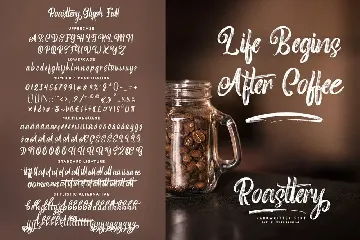 Roasttery - Handwritten Font