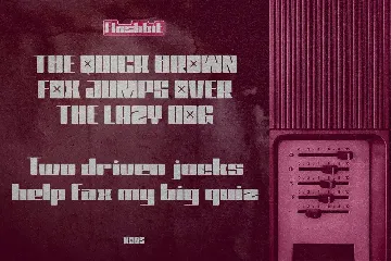 Flashbit - Retro Futuristic Y2K Fonts