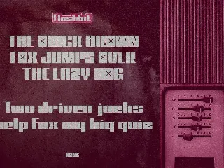 Flashbit - Retro Futuristic Y2K Fonts