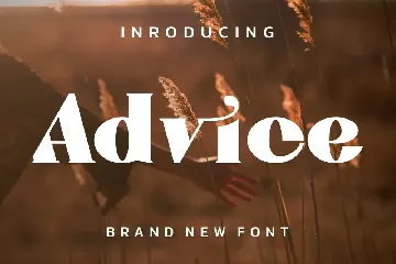 Advice Font