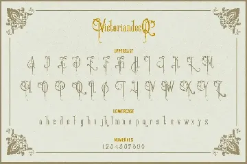 Victoriandeco font