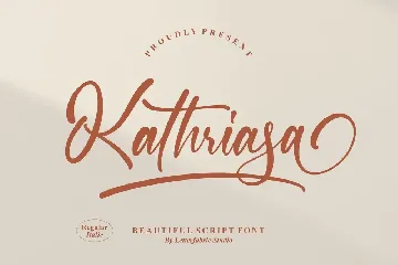 Kathriasa Script Font