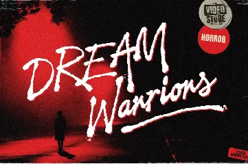 Night Visions: An Unsettling Brush Script Font