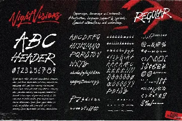 Night Visions: An Unsettling Brush Script Font