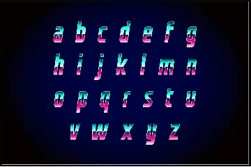 Vaporfuturism OTF Retrowave Font + Backgrounds