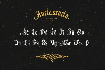 Aortascarta font