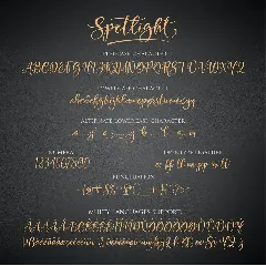 SPOTLIGHT Handwritten font