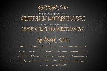 SPOTLIGHT Handwritten font