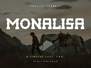 Monalisa - Vintage Font