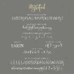 MYSTIFIED Script font