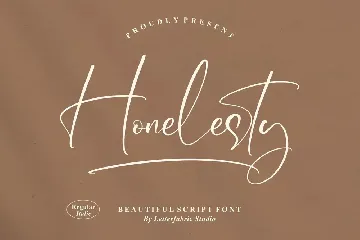 Honelesty Script Font